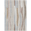 Piper Looms Chantille Stripes ACN2188 Beige Machine Washable Area Rug main image