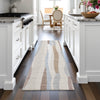 Piper Looms Chantille Stripes ACN2188 Beige Machine Washable Area Rug Runner Lifestyle Image Feature