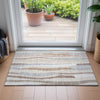 Piper Looms Chantille Stripes ACN2188 Beige Machine Washable Area Rug Scatter Lifestyle Image Feature