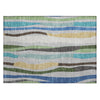 Piper Looms Chantille Stripes ACN2188 Green Machine Washable Area Rug Scatter Main Image