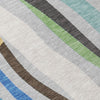 Piper Looms Chantille Stripes ACN2188 Green Machine Washable Area Rug Swatch Image