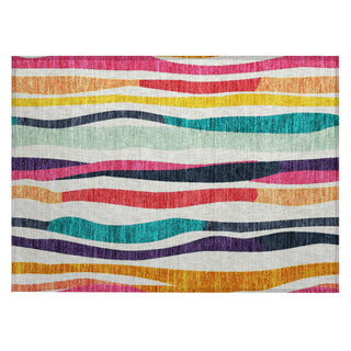 Piper Looms Chantille Stripes ACN2188 Ivory Machine Washable Area Rug Scatter Main Image