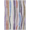 Piper Looms Chantille Stripes ACN2188 Lavender Machine Washable Area Rug main image