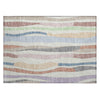 Piper Looms Chantille Stripes ACN2188 Pearl Machine Washable Area Rug Scatter Main Image