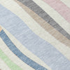 Piper Looms Chantille Stripes ACN2188 Pearl Machine Washable Area Rug Swatch Image