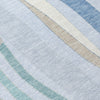 Piper Looms Chantille Stripes ACN2188 Sky Machine Washable Area Rug Swatch Image