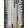 Piper Looms Chantille Geometric ACN2189 Black Machine Washable Area Rug main image