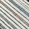 Piper Looms Chantille Geometric ACN2189 Black Machine Washable Area Rug Swatch Image