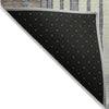 Piper Looms Chantille Geometric ACN2189 Brown Machine Washable Area Rug Backing Image