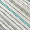 Piper Looms Chantille Geometric ACN2189 Teal Machine Washable Area Rug Swatch Image