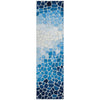Piper Looms Chantille Geometric ACN2190 Blue Machine Washable Area Rug Runner Main Image