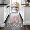 Piper Looms Chantille Geometric ACN2190 Blush Machine Washable Area Rug Runner Lifestyle Image Feature