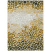 Piper Looms Chantille Geometric ACN2190 Gold Machine Washable Area Rug main image