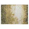 Piper Looms Chantille Geometric ACN2190 Gold Machine Washable Area Rug Scatter Main Image