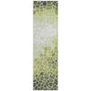 Piper Looms Chantille Geometric ACN2190 Green Machine Washable Area Rug Runner Main Image