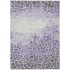 Piper Looms Chantille Geometric ACN2190 Purple Machine Washable Area Rug main image