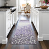 Piper Looms Chantille Geometric ACN2190 Purple Machine Washable Area Rug Runner Lifestyle Image Feature