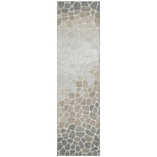 Piper Looms Chantille Geometric ACN2190 Taupe Machine Washable Area Rug Runner Main Image