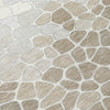 Piper Looms Chantille Geometric ACN2190 Taupe Machine Washable Area Rug Swatch Image