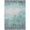 Piper Looms Chantille Geometric ACN2190 Teal Machine Washable Area Rug main image