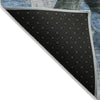 Piper Looms Chantille Abstract ACN2191 Denim Machine Washable Area Rug Backing Image