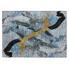 Piper Looms Chantille Abstract ACN2191 Denim Machine Washable Area Rug Scatter Main Image