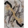 Piper Looms Chantille Abstract ACN2191 Taupe Machine Washable Area Rug main image