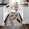 Piper Looms Chantille Abstract ACN2191 Taupe Machine Washable Area Rug Runner Lifestyle Image Feature