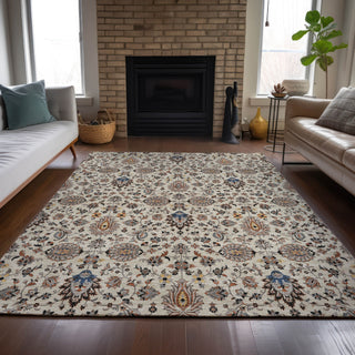 Piper Looms Chantille Global ACN2192 Beige Machine Washable Area Rug Lifestyle Image Feature