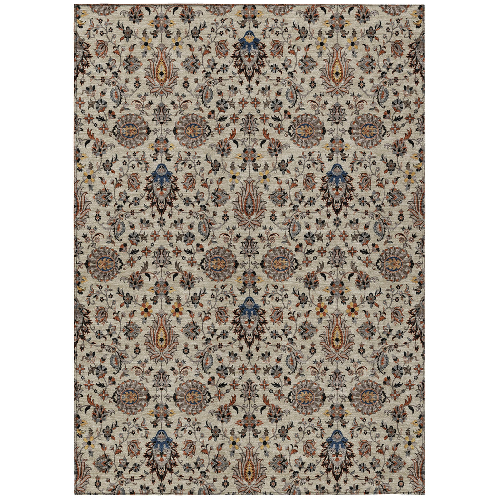 Piper Looms Chantille Global ACN2192 Beige Machine Washable Area Rug main image