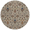 Piper Looms Chantille Global ACN2192 Beige Machine Washable Area Rug Round Main Image