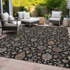 Piper Looms Chantille Global ACN2192 Black Machine Washable Area Rug Outdoor Lifestyle Image Feature