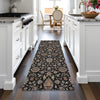 Piper Looms Chantille Global ACN2192 Black Machine Washable Area Rug Runner Lifestyle Image Feature