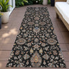 Piper Looms Chantille Global ACN2192 Black Machine Washable Area Rug Runner Outdoor Lifestyle Image Feature