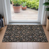 Piper Looms Chantille Global ACN2192 Black Machine Washable Area Rug Scatter Lifestyle Image Feature