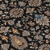 Piper Looms Chantille Global ACN2192 Black Machine Washable Area Rug Swatch Image