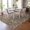 Piper Looms Chantille Global ACN2192 Chocolate Machine Washable Area Rug Lifestyle Image Feature