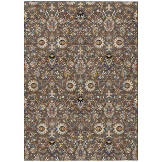 Piper Looms Chantille Global ACN2192 Chocolate Machine Washable Area Rug main image