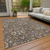 Piper Looms Chantille Global ACN2192 Chocolate Machine Washable Area Rug Outdoor Lifestyle Image Feature