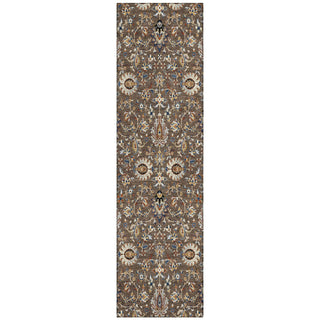 Piper Looms Chantille Global ACN2192 Chocolate Machine Washable Area Rug Runner Main Image