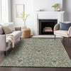 Piper Looms Chantille Global ACN2192 Green Machine Washable Area Rug Lifestyle Image Feature