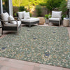 Piper Looms Chantille Global ACN2192 Green Machine Washable Area Rug Outdoor Lifestyle Image Feature