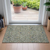 Piper Looms Chantille Global ACN2192 Green Machine Washable Area Rug Scatter Lifestyle Image Feature