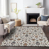 Piper Looms Chantille Global ACN2192 Ivory Machine Washable Area Rug Lifestyle Image Feature