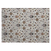Piper Looms Chantille Global ACN2192 Ivory Machine Washable Area Rug Scatter Main Image