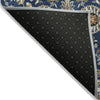 Piper Looms Chantille Global ACN2192 Navy Machine Washable Area Rug Backing Image