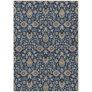 Piper Looms Chantille Global ACN2192 Navy Machine Washable Area Rug main image