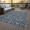 Piper Looms Chantille Global ACN2192 Navy Machine Washable Area Rug Outdoor Lifestyle Image Feature