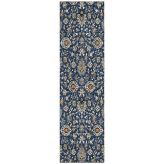 Piper Looms Chantille Global ACN2192 Navy Machine Washable Area Rug Runner Main Image