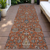 Piper Looms Chantille Global ACN2192 Paprika Machine Washable Area Rug Runner Outdoor Lifestyle Image Feature
